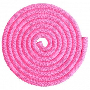 Скакалка гимнастическая утяжелённая, 3 м, 180 г, цвет неон розовый
