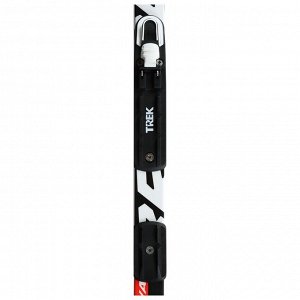 Комплект лыжный: пластиковые лыжи 200 см без насечек, стеклопластиковые палки 160 см, крепления NNN «БРЕНД ЦСТ», цвета микс