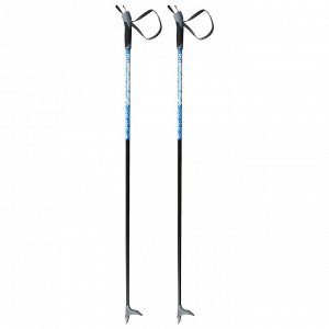 Палки лыжные стеклопластиковые «ЦСТ», длина 115 см, цвета микс