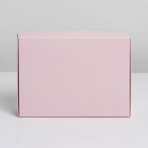 Коробка складная «Розовая», 21 х 15 х 5 см