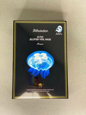 JMsolution Active Jellyfish Vital Mask Prime Укрепляющая тканевая маска для упругости кожи с экстрактом медузы