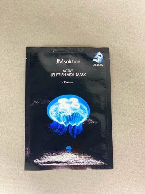 JMsolution Active Jellyfish Vital Mask Prime Укрепляющая тканевая маска для упругости кожи с экстрактом медузы