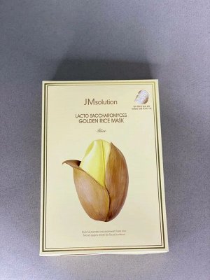 JMSolution Lacto Saccharomyces Golden Rice Mask Plus Маска для выравнивания тона с лактобактериями