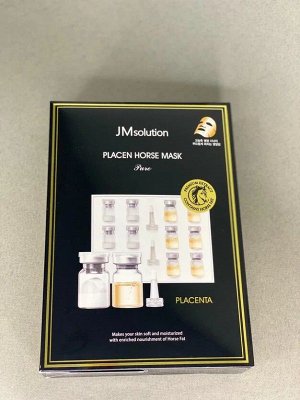 JMsolution Placen Horse Mask Антивозрастная плацентарная тканевая маска 30 мл