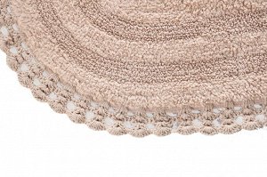 OLIVIA (пудра) Набор ков. для ванной комнаты 60х100 и 50х50см
