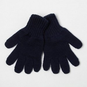 Перчатки для мальчика, цвет тёмно-синий