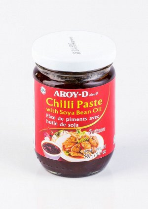 Паста Чили с соевым маслом AROY-D 260 г. ст/б