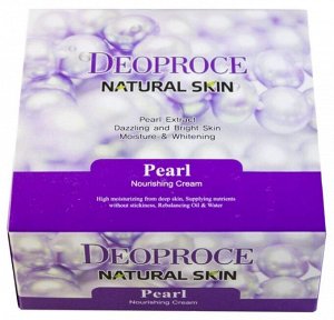 Deoproce Питательный крем для лица и тела с жемчугом Natural Skin Pearl Nourishing Cream, 100 мл