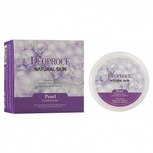 Deoproce Питательный крем для лица и тела с жемчугом Natural Skin Pearl Nourishing Cream, 100 мл