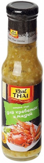 Соус Острый для креветок и мидий REAL THAI 315г