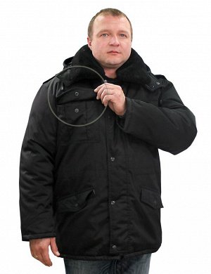 Куртка Зима тк.Смесовая Могилёв цв.Чёрный