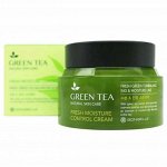 Bonibelle Увлажняющий крем для лица с экстрактом зеленого чая Green Tea Fresh Moisturizing Control Cream, 80 мл
