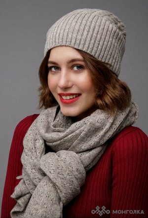 Палантин из 100% монгольской шерсти