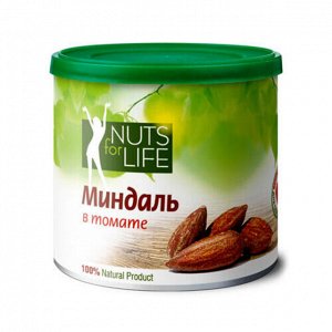 Миндаль в томате Nuts for life, 115 г