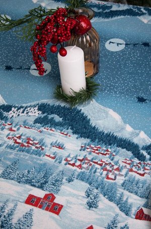 Скатерть из рогожки Happy Fox Home