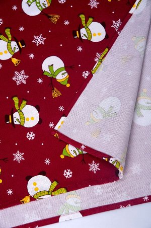 Дорожка на стол из рогожки 145x45 Happy Fox Home