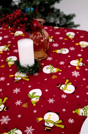 Скатерть из рогожки Happy Fox Home