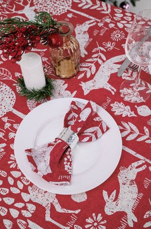 Скатерть из рогожки Happy Fox Home