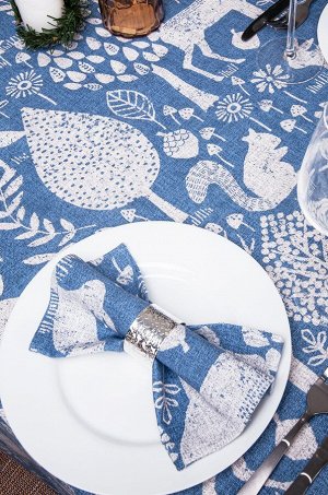 Скатерть из рогожки Happy Fox Home