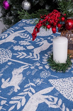Скатерть из рогожки Happy Fox Home