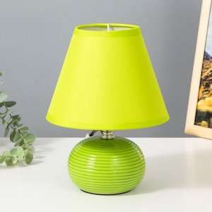 Настольная лампа "Саленто" Е14 40Вт зеленый 17х17х23 см