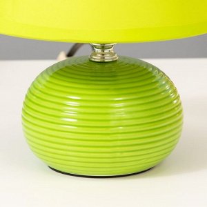 Настольная лампа "Саленто" Е14 40Вт зеленый 17х17х23 см RISALUX