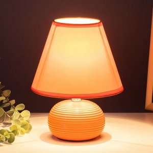Настольная лампа "Саленто" Е14 40Вт оранжевый 17х17х23 см RISALUX