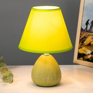 Настольная лампа "Эстель" Е27 40Вт зеленый 17х17х26 см RISALUX