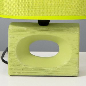 Настольная лампа "Мишель" Е14 40Вт зеленый 12,5х20х27 см RISALUX