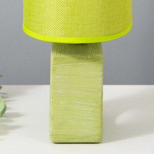 Настольная лампа "Мишель" Е14 40Вт зеленый 12,5х20х27 см RISALUX
