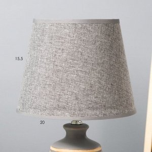 Лампа настольная 16309/1GR E14 40Вт серый 20х20х32 см RISALUX