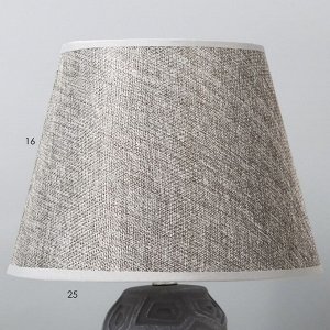 Настольная лампа "Бриана" Е14 40Вт серый 22,5х22,5х35 см RISALUX