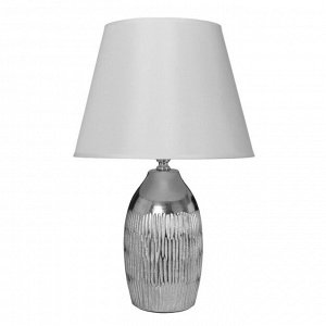 Настольная лампа "Селеста" Е14 40Вт серебро 22х22х28 см RISALUX