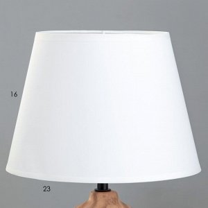 Настольная лампа Асида E14 40Вт белый 22х22х36 см RISALUX