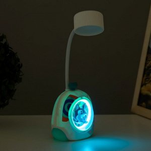 Настольная лампа "Собачка" LED 3Вт USB белый 7х8х28 см