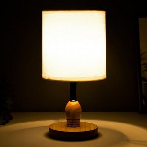 Лампа настольная "Валенсия" 1х40Вт E27 белый 15х15х30,5 см.