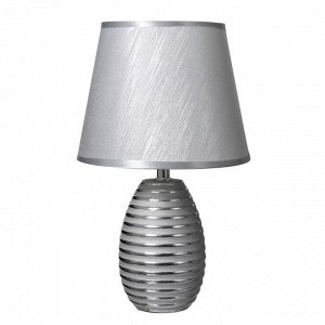 Лампа настольная 16609/1SL E14 40Вт серебро 20х20х33 см RISALUX