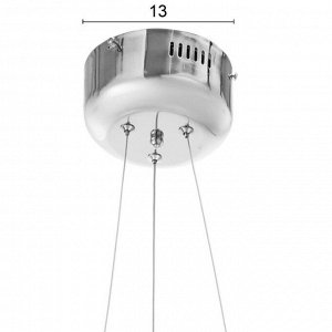 Светильник 85703/1 40хLED 40Вт хром 9,5х9,5х33,5-180 см