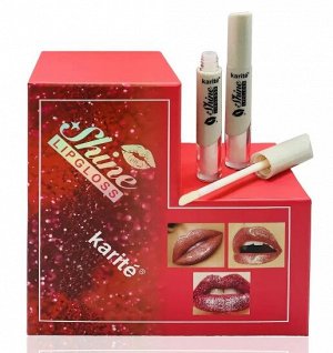 Блеск для губ с блесками " Karite Shine LipGloss " - тона в описании