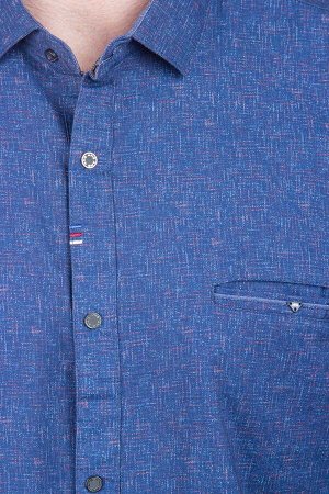 Рубашка 58175 т.синий-бордовый ANG