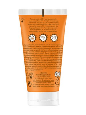АВЕН Крем солнцезащитный SPF 50+ AVENE 50 мл