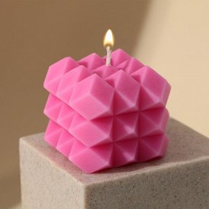 Свеча фигурная «Геометрия», розовая 9101378