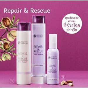 Тайский восстанавливающий шампунь для седых волос Oriental Princess Repair&Rescue time restore shampoo