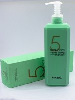 Masil 5 Probiotics Scalp Scaling Shampoo - Глубокоочищающий шампунь с пробиотиками, 500 мл