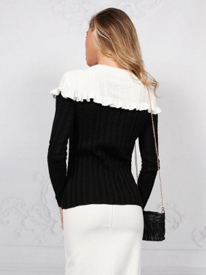 Джемпер Длина по спинке  60,0 см Состав: 45%вискоза 40%шерсть 10%полиамид 5%эластан  Обратите внимание, что указан итальянский размер! Оригинальный женский вязанный джемпер с длинным рукавом.