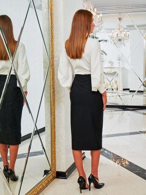 Юбка из итальянской костюмной ткани
