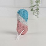Пемза для педикюра «Бесконечность», с подвесом, 9,5 ? 4,5 см, разноцветная