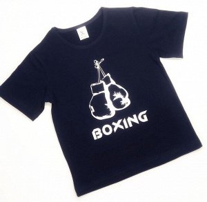Футболка "Boxing". Цвет темно-синий