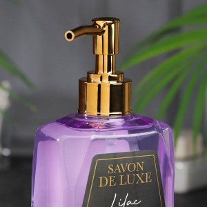 Люксовое жидкое мыло для рук "Чарующая сирень", серия "Цветочное", Savon De Luxe, 500 мл