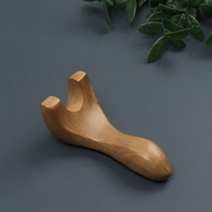 ONLITOP Массажёр «Рогатка», деревянный, универсальный, 12 ? 5,5 ? 4 см, цвет «светлое дерево»